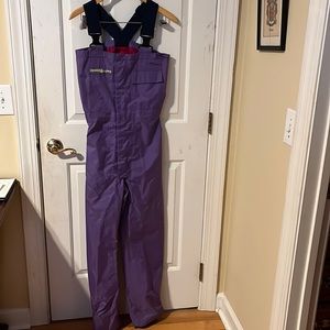 Henri Lloyd women’s XS purple bib overalls sailing waterproof sailing pants